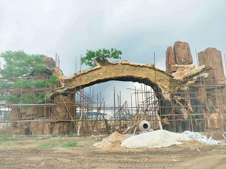 普格徐州豐縣仿真樹大門