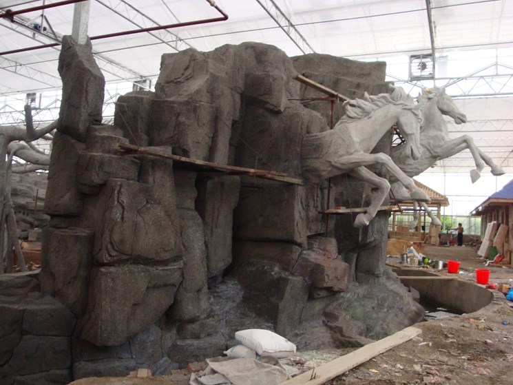 普格上海崇明島生態餐廳仿真景觀