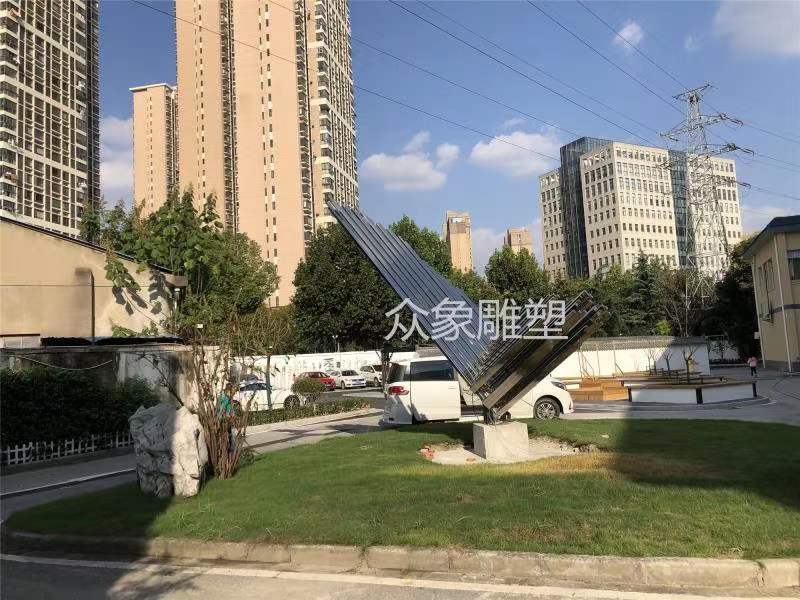 普格不銹鋼雕塑-飛翔